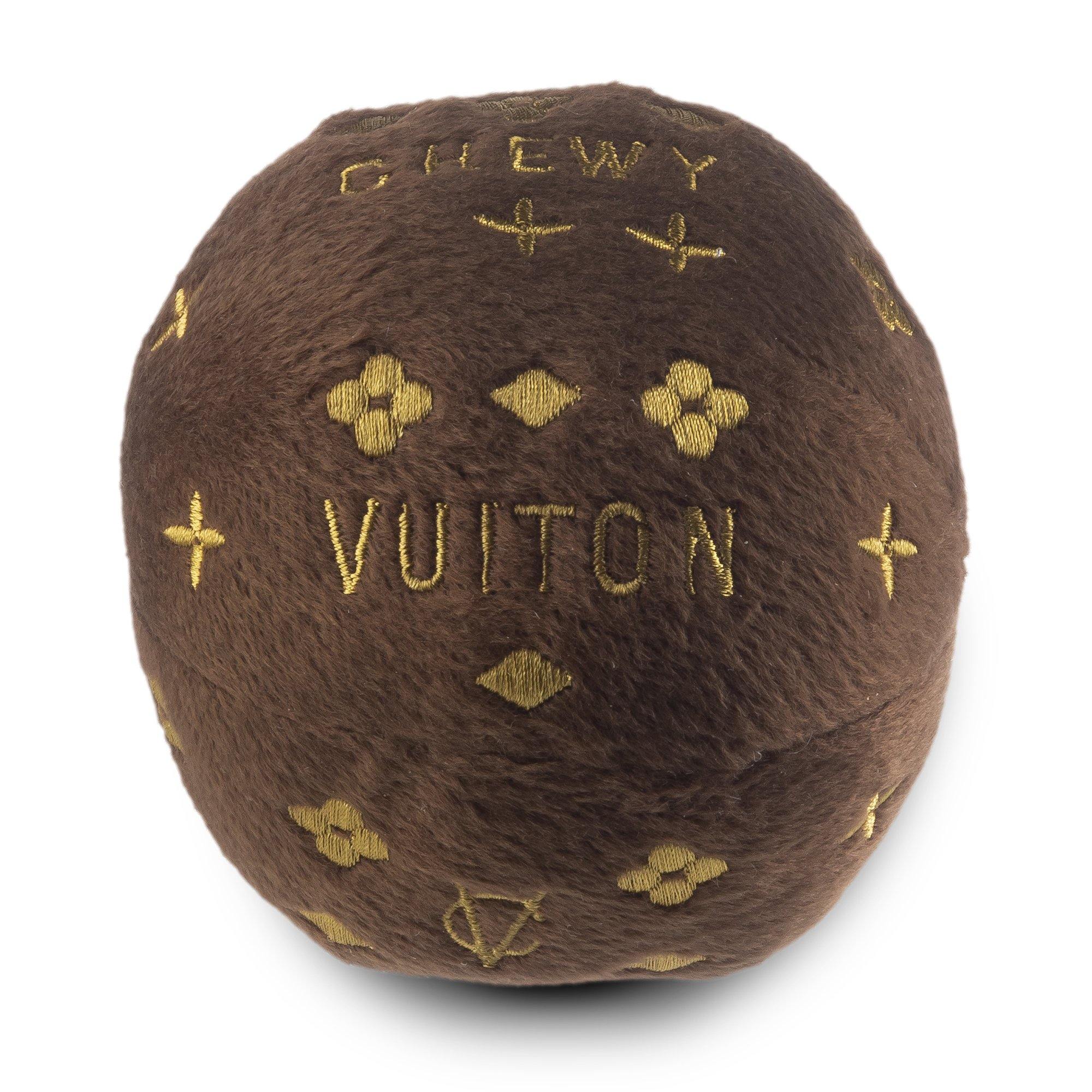 BOULE CHEWY VUITON - MARRON - Pet-à-Porter