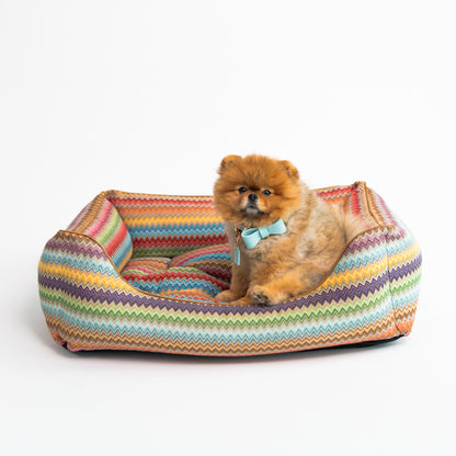 Lit pour chien Zig Zag No. 2 multicolore