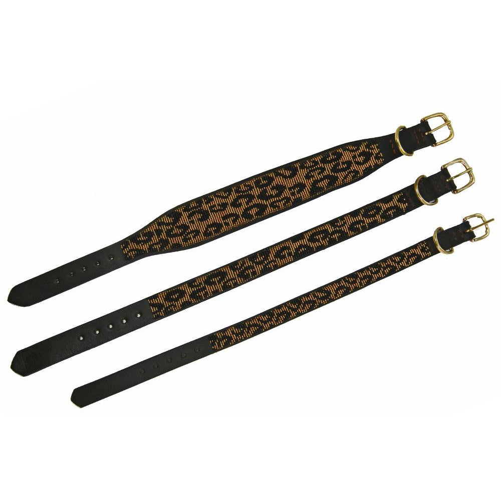 Collier pour chien avec perles - Leopard