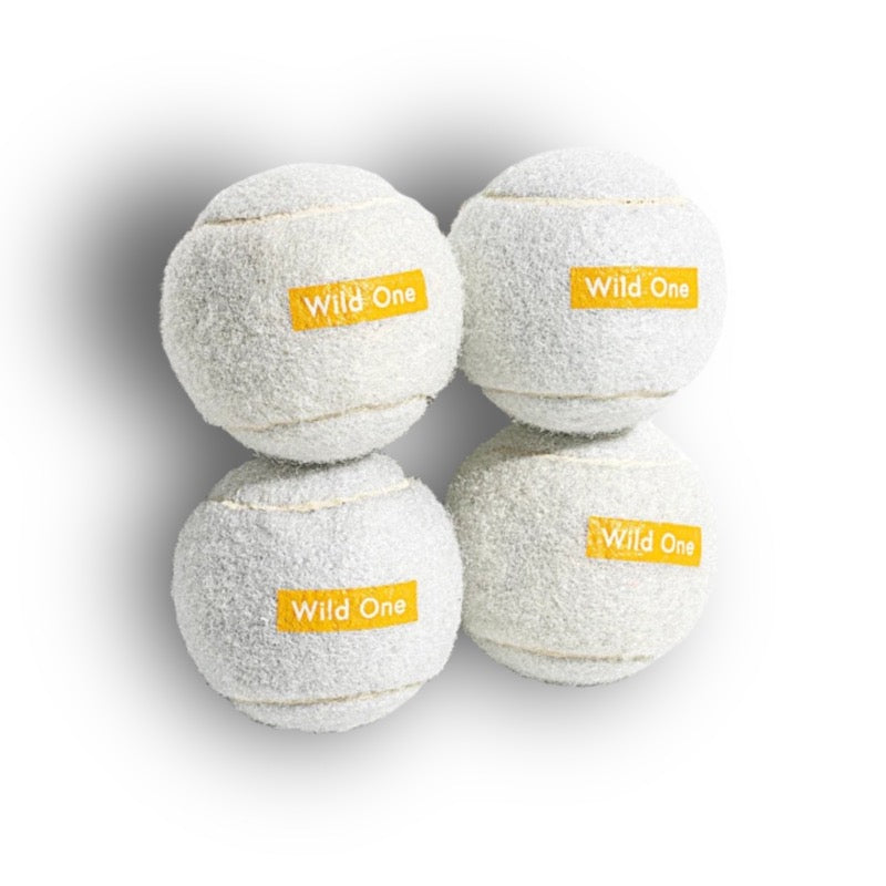 4 balles de tennis - blanches