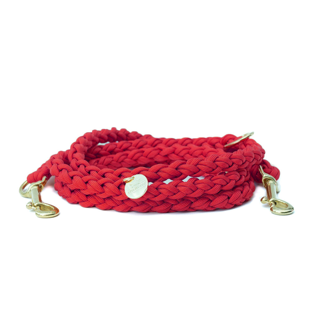 Red Paracord Leash