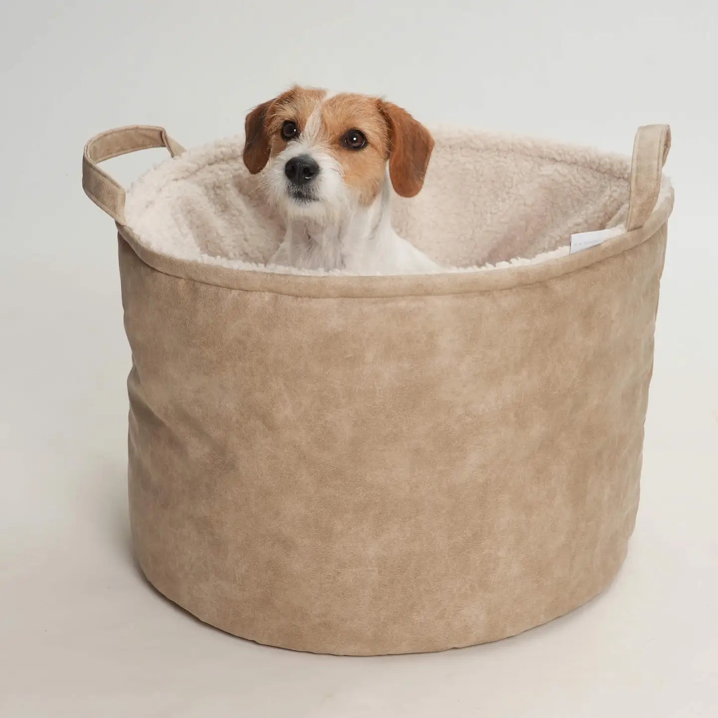 Dog Bed Shopper Basket | Saddle