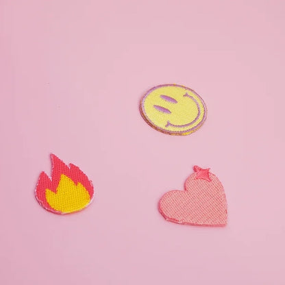 Mini smiley badge