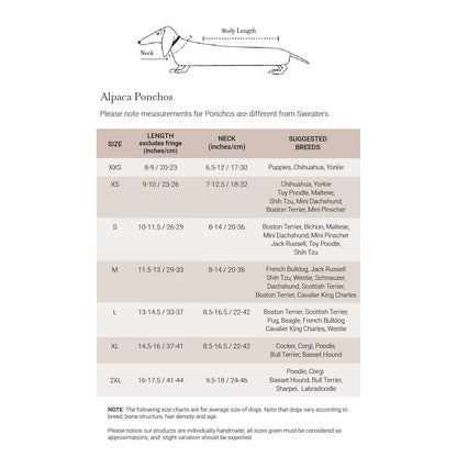 Soft Houndstooth Alpaca Poncho