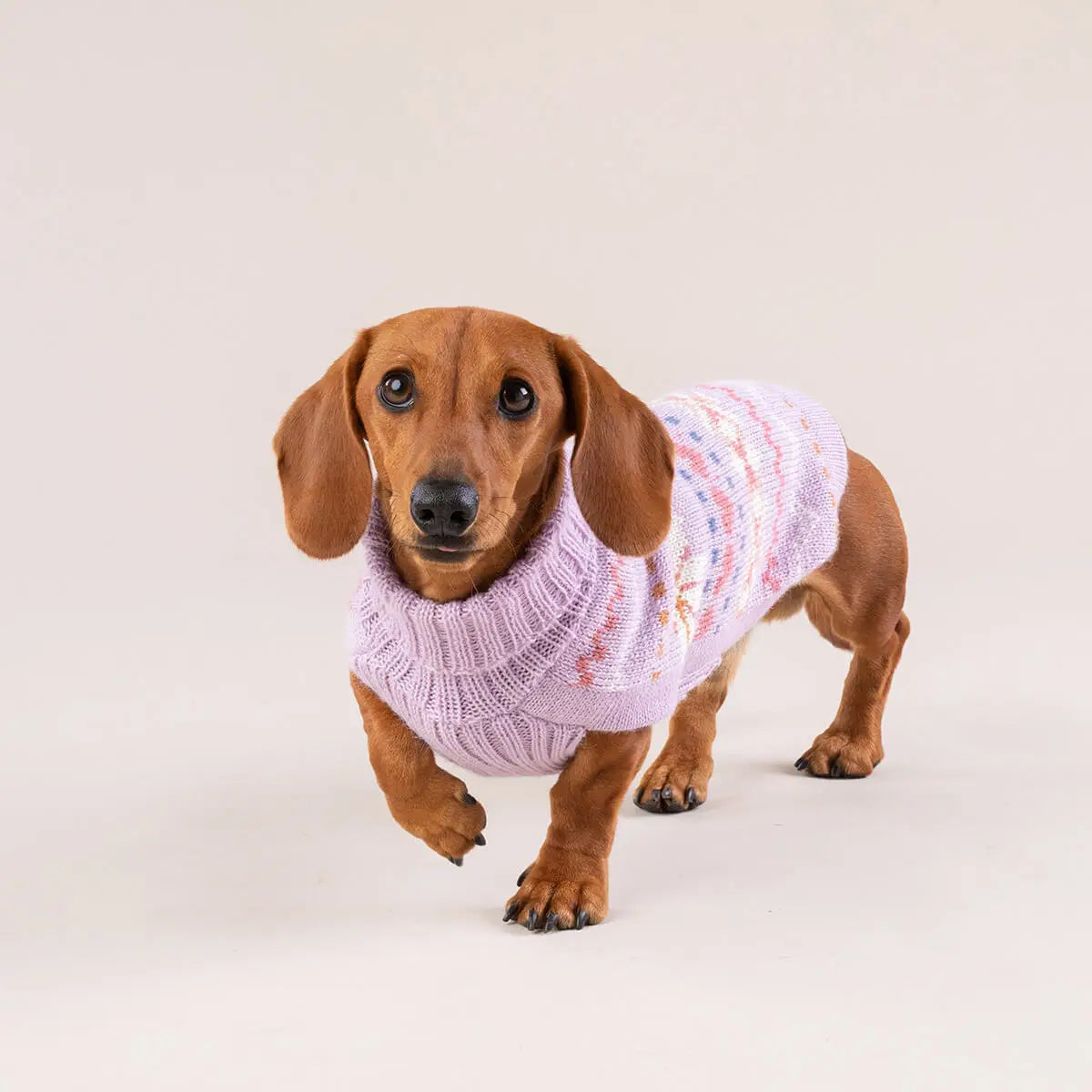 Lavender Sunrise Alpaca Sweater