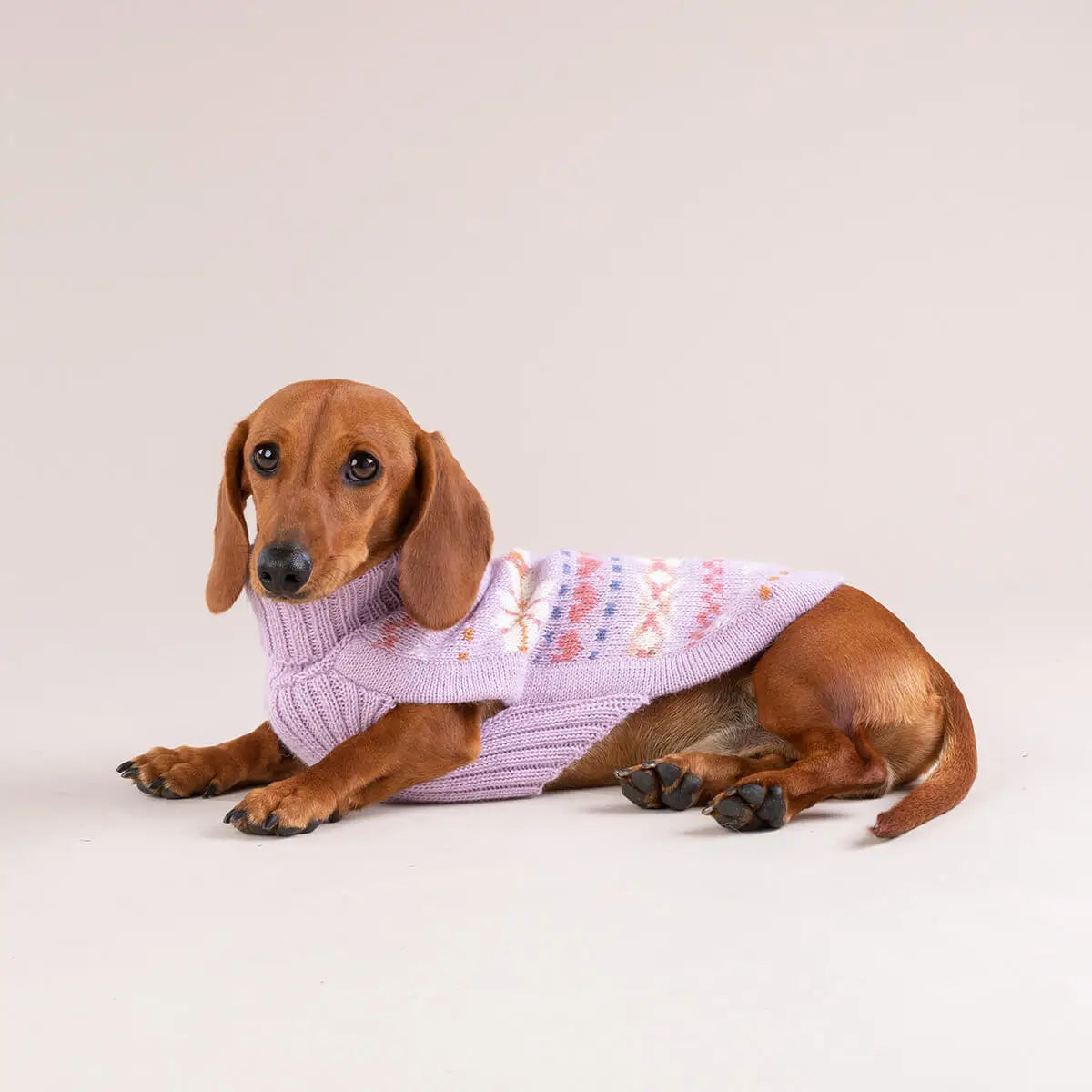 Lavender Sunrise Alpaca Sweater