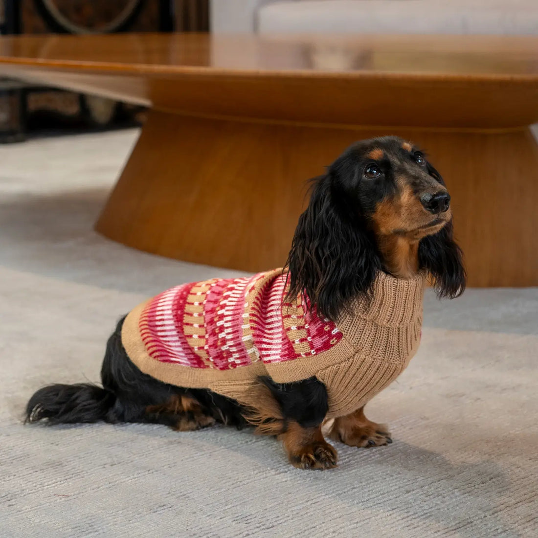 Ice Magic Cherry Alpaca Sweater