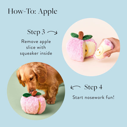 Apple Interactive Snuffle Dog Toy