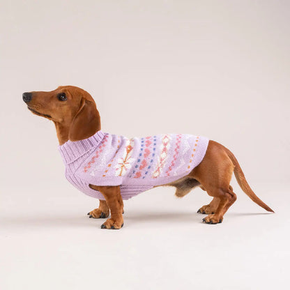 Lavender Sunrise Alpaca Sweater