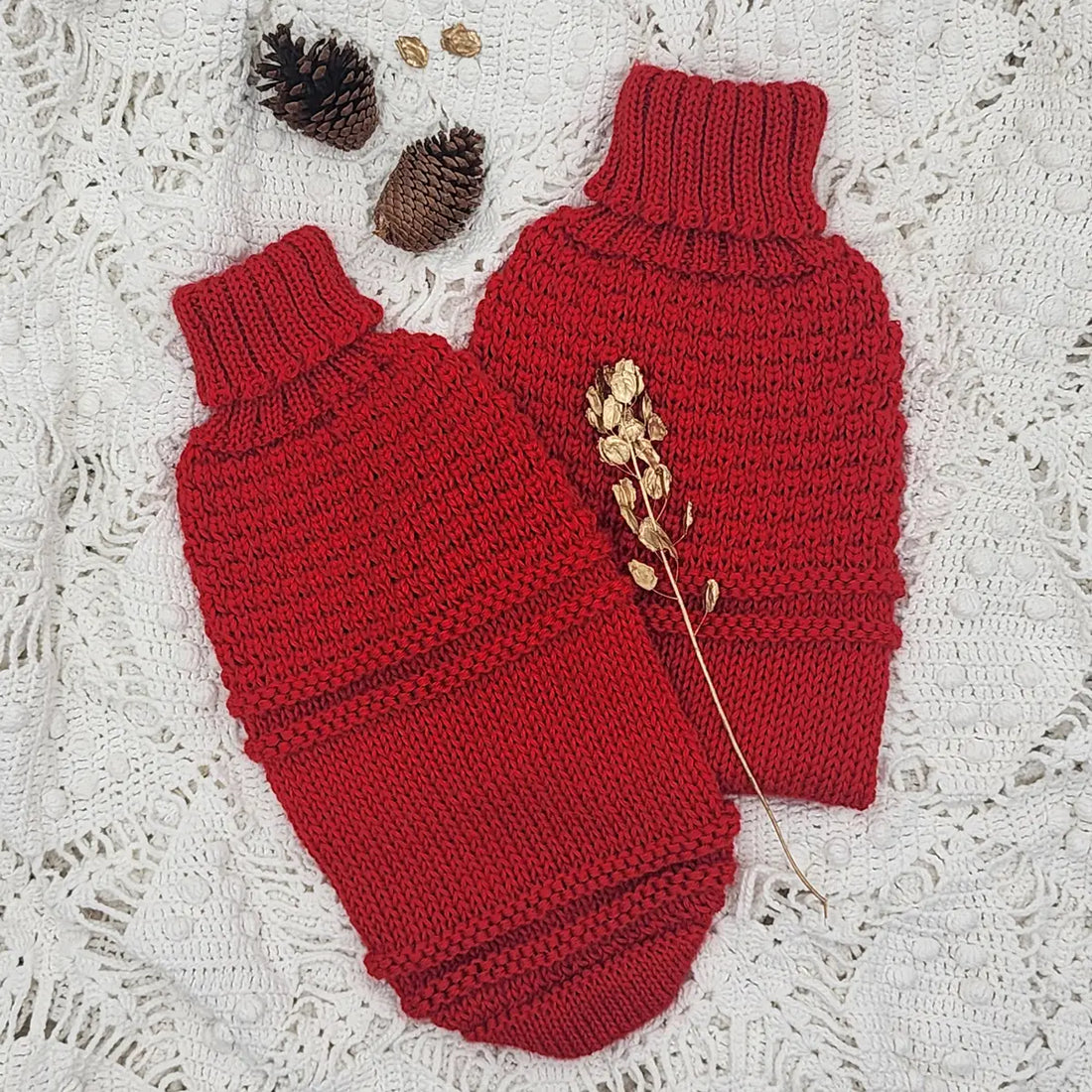 Oscar Red Alpaca Sweater