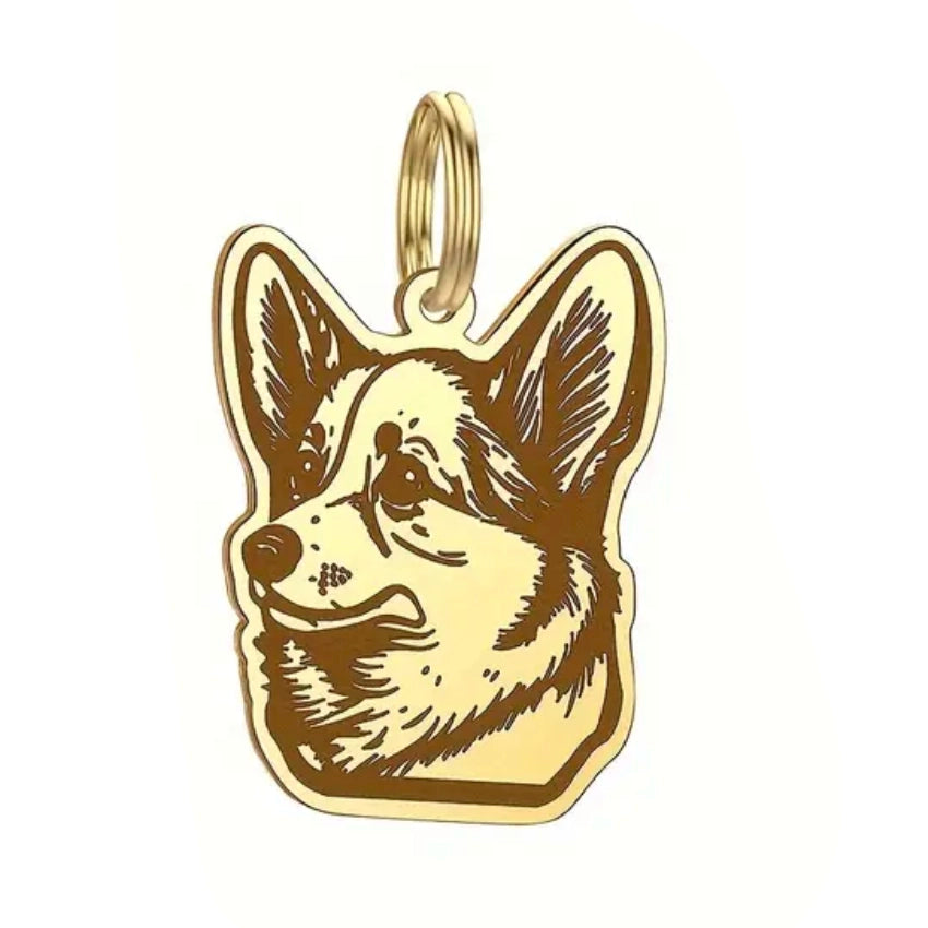 Corgi Dog Tag
