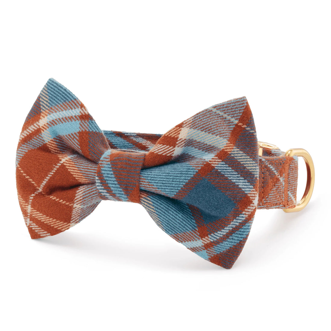 Maple Plaid Flannel Bow Tie Collar