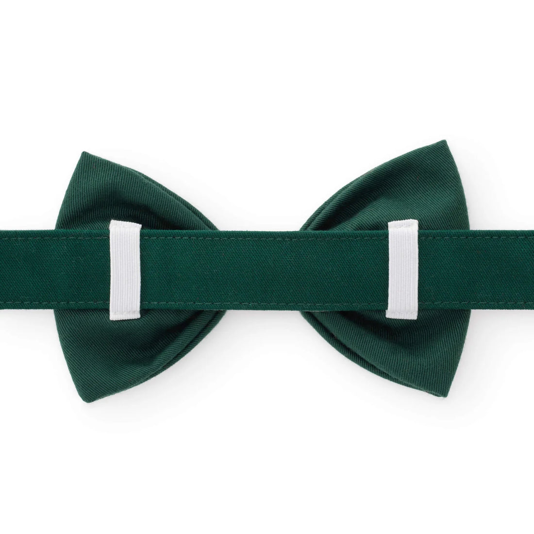Candy Canes Embroidered Bow Tie Collar | Evergreen