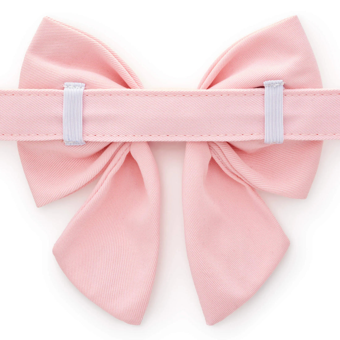 Candy Canes Embroidered Bow Tie Collar | Blush Pink