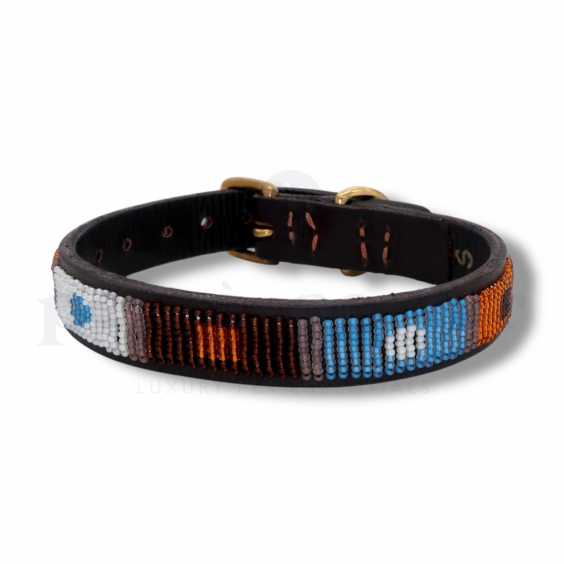 Beaded Dog Collar - Zac