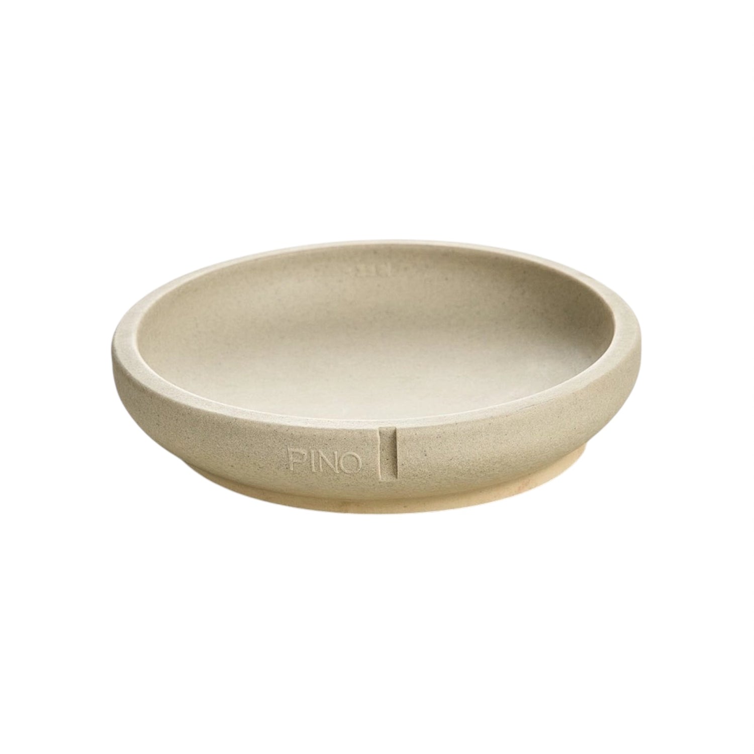 Whisker Friendly Cat Bowl - Owl Greige