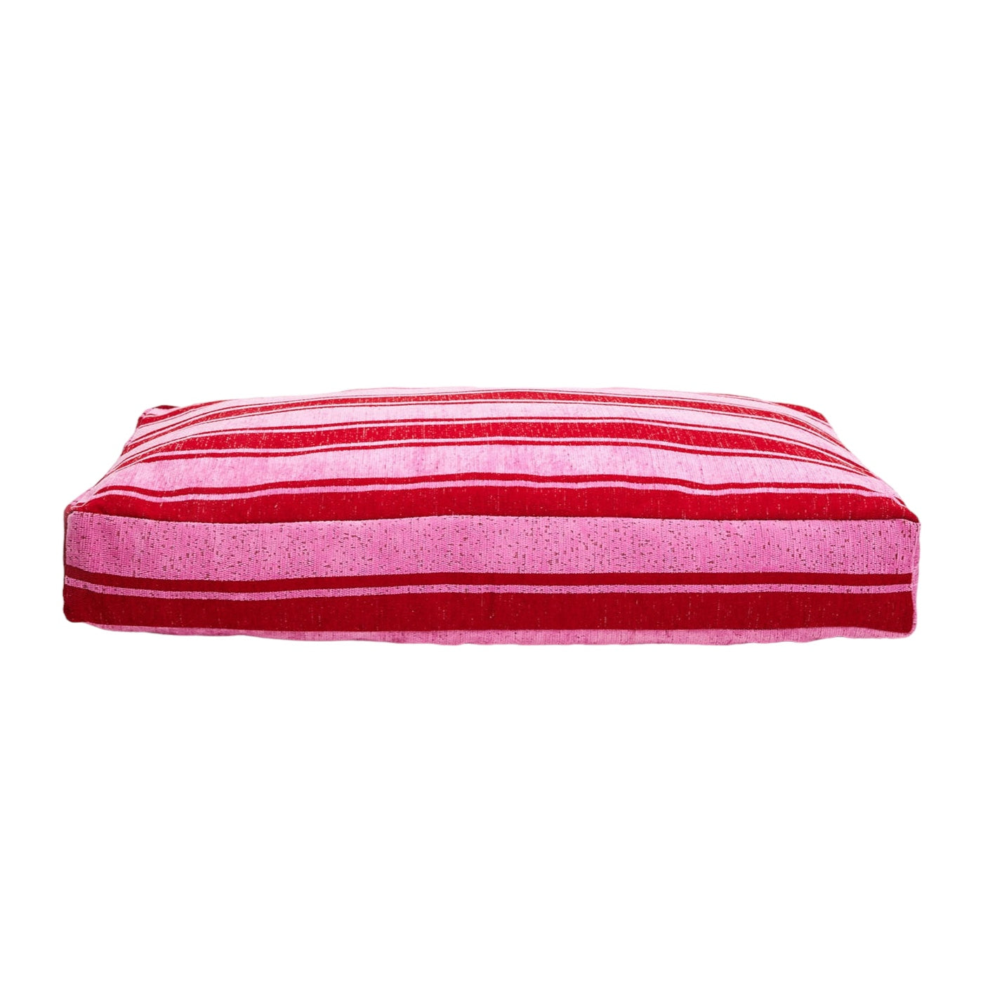 Stripe Hondenbed - Roze/Rood