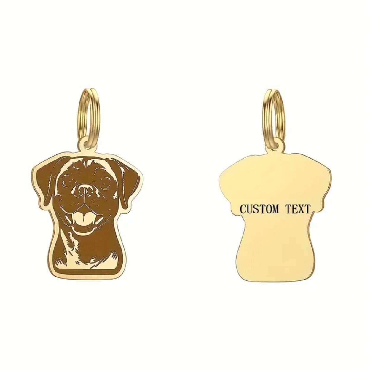 Pug Dog Tag