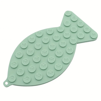 Enrichment Licking Mat with Suction Cups - Fish