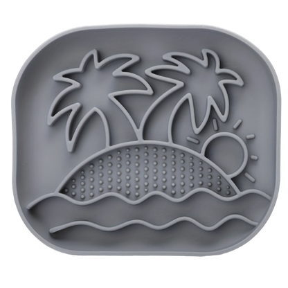 Enrichment Licking Mat with Suction Cup - Tropical Island