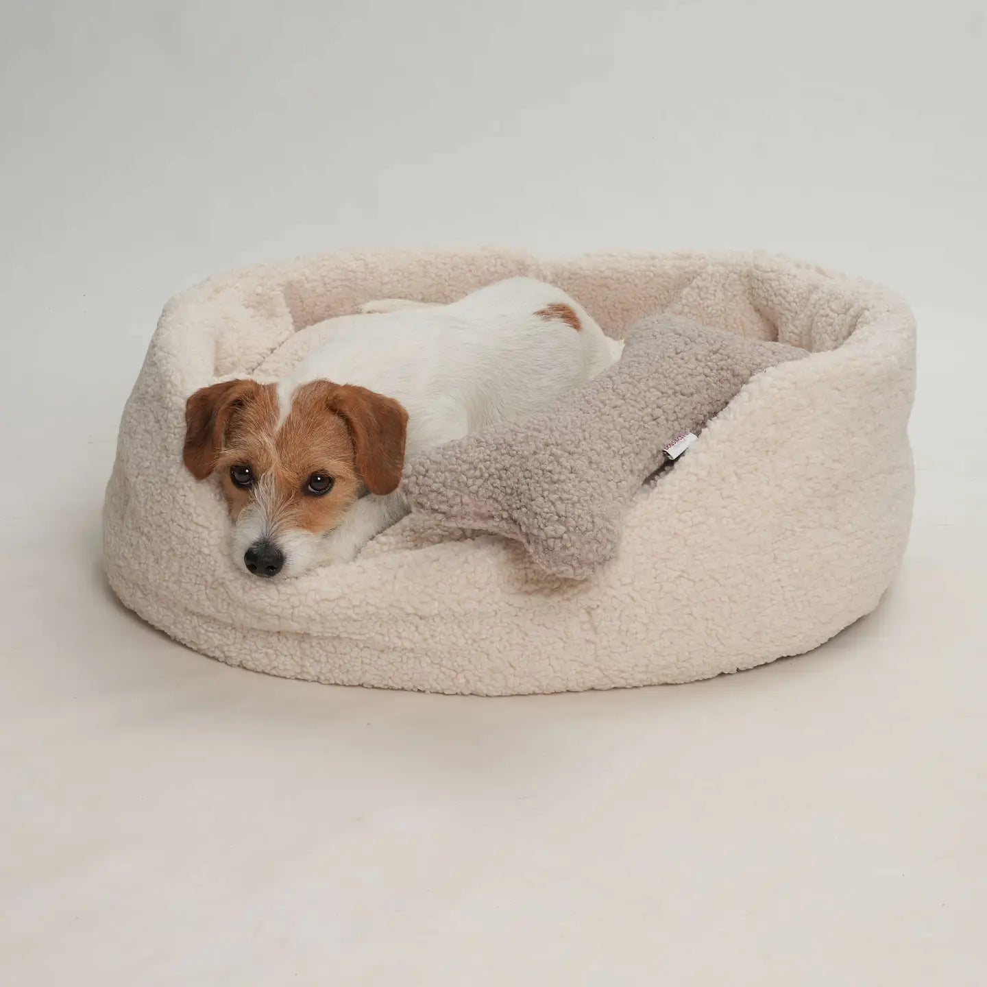 Dog Basket Teddy | Cream