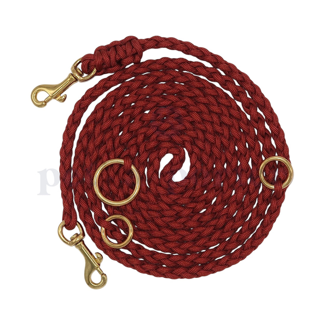 Adjustable Paracord Leash - Rust