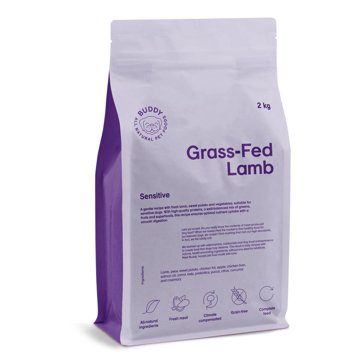 Grass Fed Lamb｜Sensitive｜Dog Kibble｜100% Grain Free Dog Food