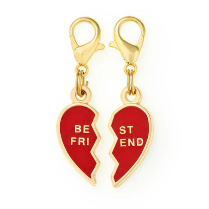 Bff Hearts Collar Charm