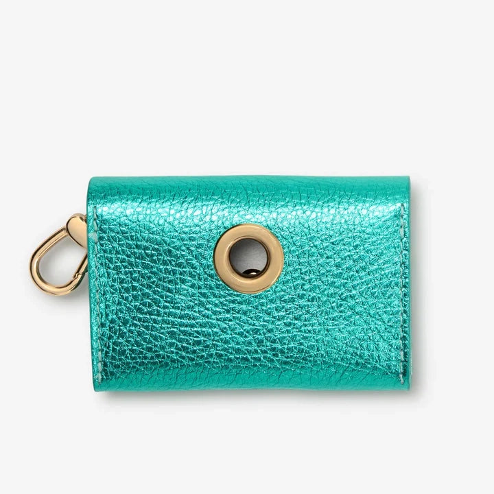 Metal Poop Bag Holder - Turquoise