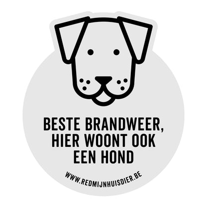 Red mijn huisdier sticker - 1 hond