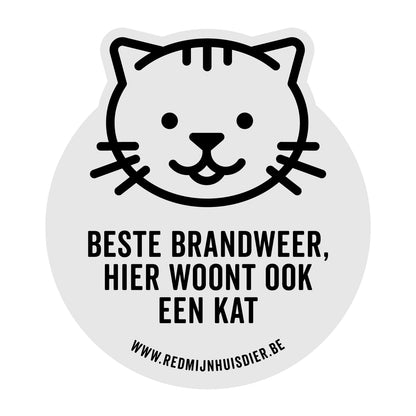 Red mijn huisdier sticker - 1 kat