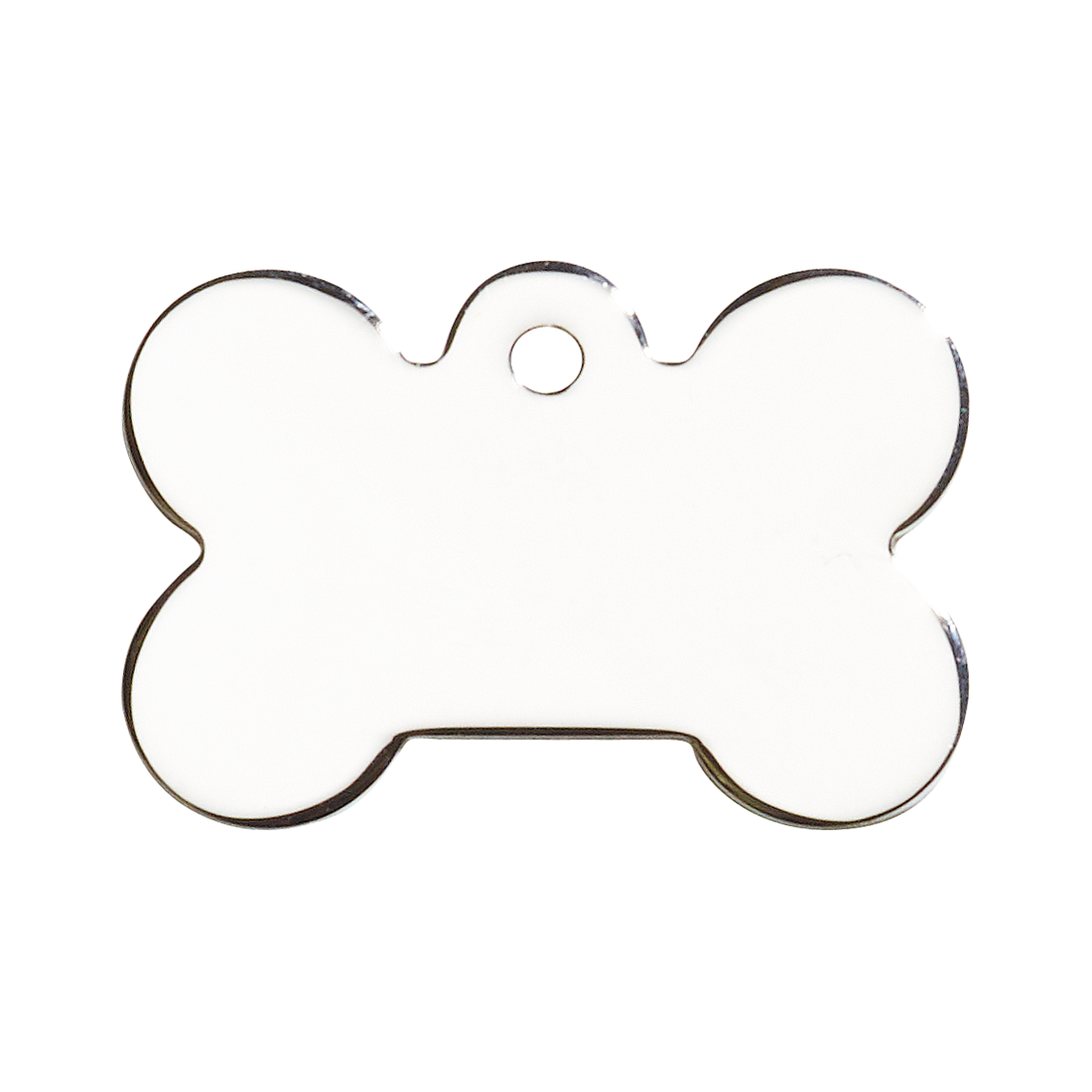 Prestige hondenpenning in de vorm van een bot - Zilver