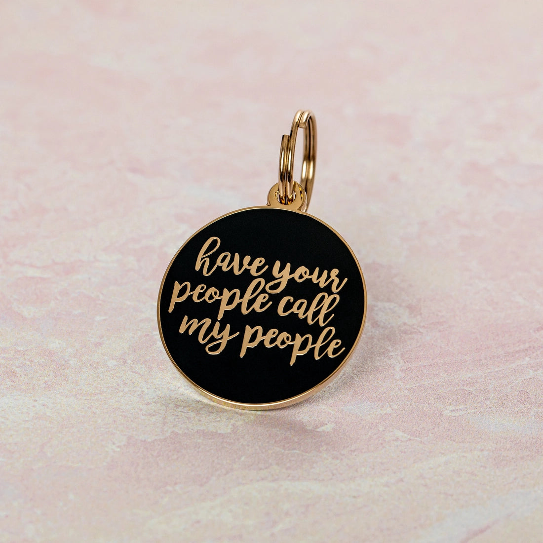 Have Your People Call My People Dog Tag - Navy