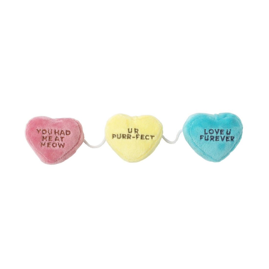 Candy Hearts Cat Toy