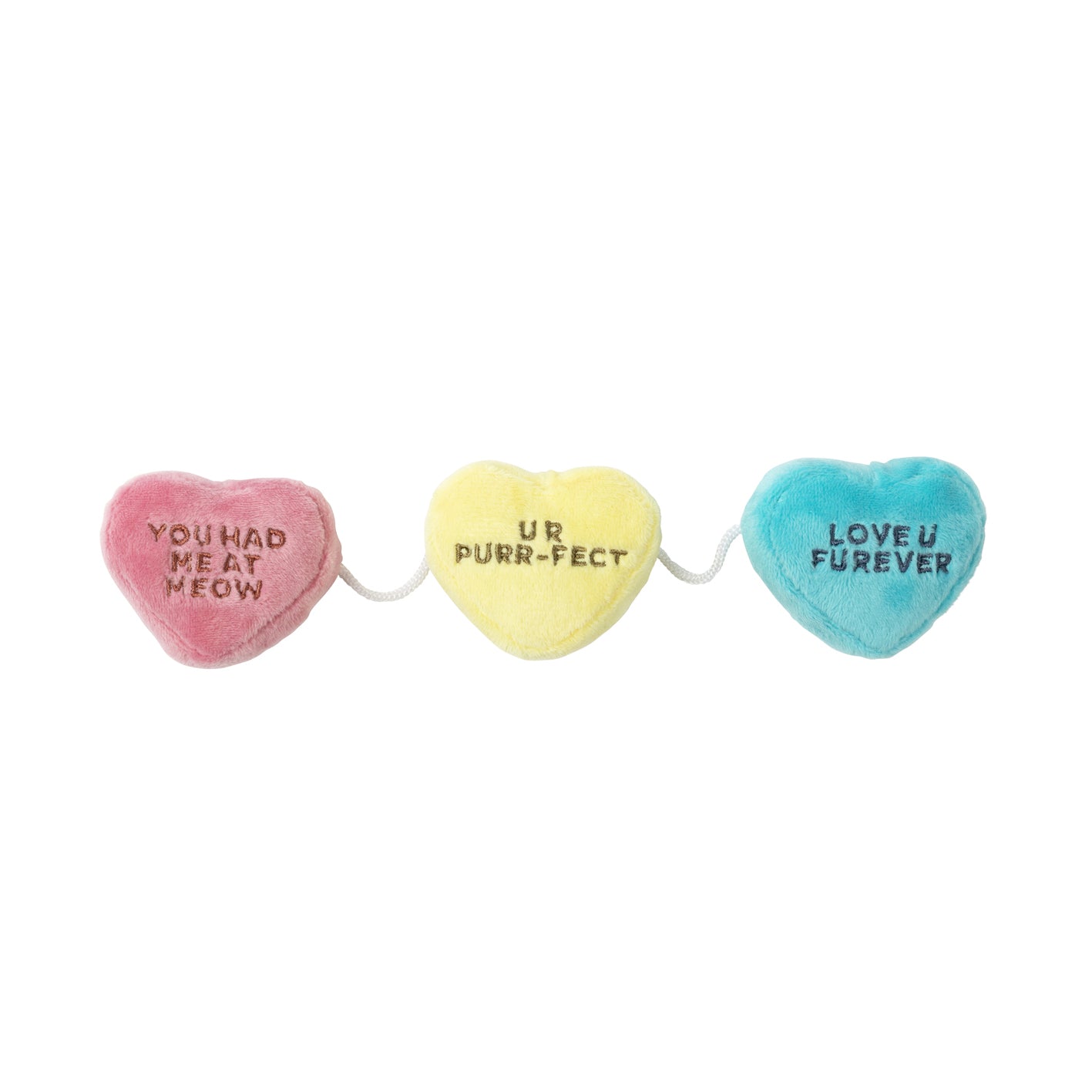 Candy Hearts Cat Toy