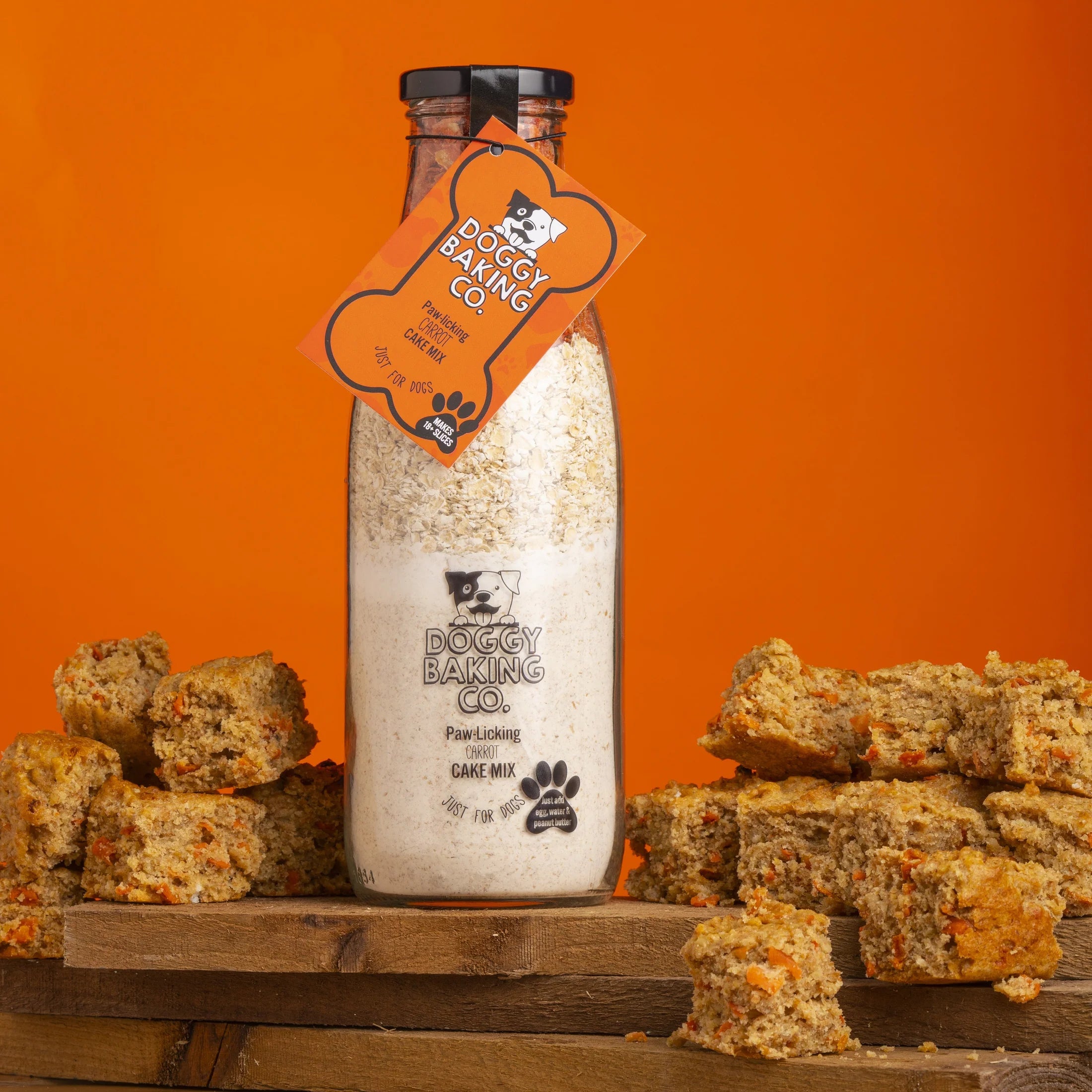 Carrot Cake Gebottelde Doggy Bakmix - 750ml