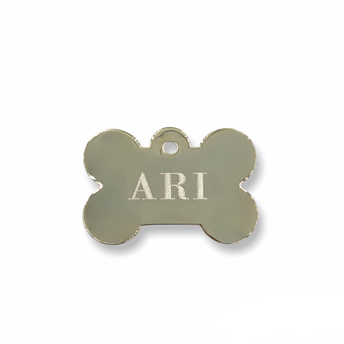 Prestige hondenpenning in de vorm van een bot - Zilver