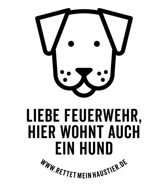 Red mijn huisdier sticker - 1 hond
