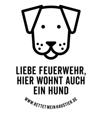 Red mijn huisdier sticker - 1 hond