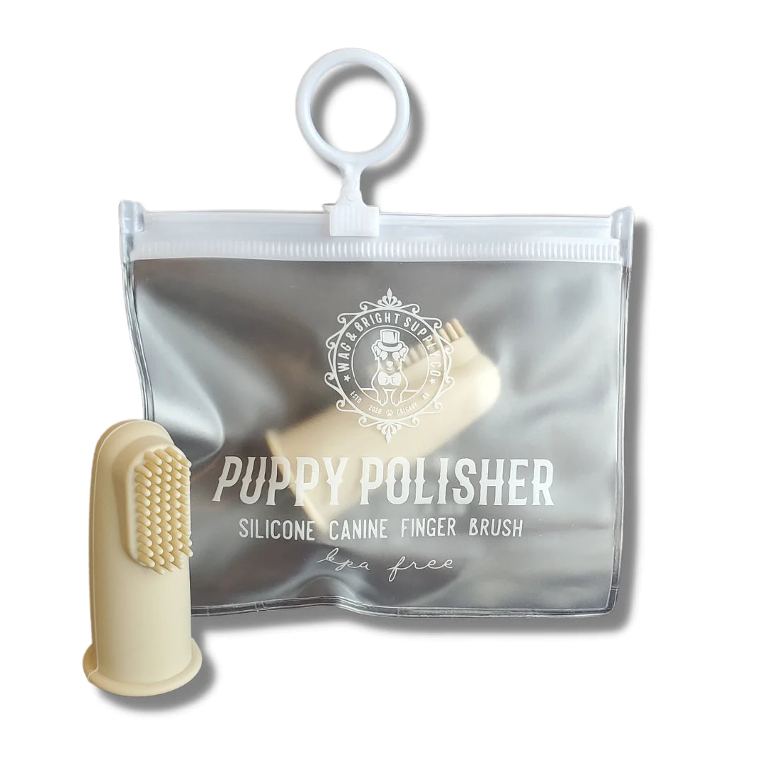 Puppy Polisher Silicone BPA-vrije vingerborstel