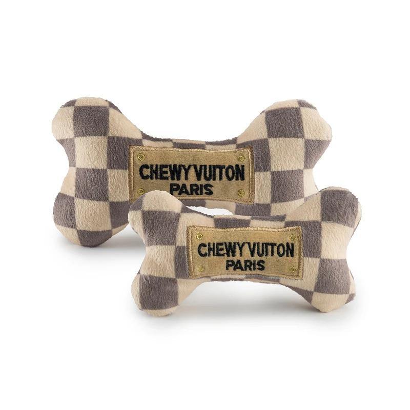 CHEWY VUITON CHECKER BONE - Pet-à-Porter