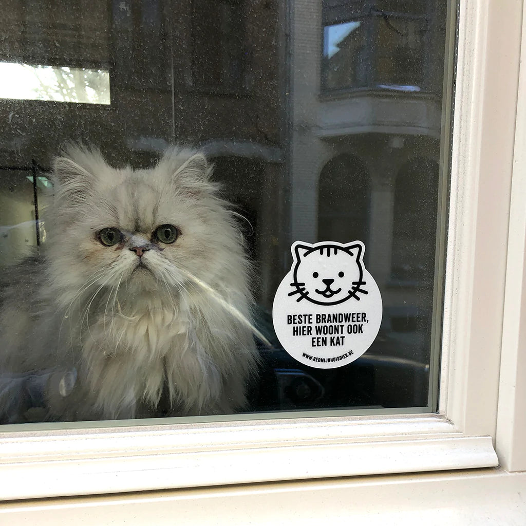 Red mijn huisdier sticker - 2 Katten